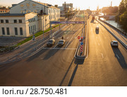 New section of the Makarova embankment was opened in May 2018, St. Petersburg. Редакционное фото, фотограф Юлия Бабкина / Фотобанк Лори