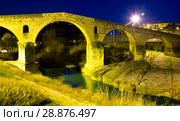 Old bridge by Church of Saint Ignatius. Стоковое фото, фотограф Яков Филимонов / Фотобанк Лори
