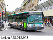Irisbus Citelis 12M Line (2014 год). Редакционное фото, фотограф Art Konovalov / Фотобанк Лори