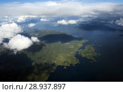 Norwegian landscapes in flight heights. Стоковое фото, фотограф Некрасов Андрей / Фотобанк Лори