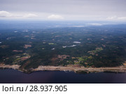 Suburbs of Oslo in flight heights. Стоковое фото, фотограф Некрасов Андрей / Фотобанк Лори