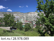 Село Салта. Гунибский район, республика Дагестан (2018 год). Стоковое фото, фотограф Алексей Гусев / Фотобанк Лори