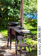 Barbecue roast grill fry barbeque. Стоковое фото, фотограф Евгений Ткачёв / Фотобанк Лори