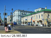 Москва, улица Покровка, дома 15, 17 - памятники архитектуры (2018 год). Редакционное фото, фотограф Овчинникова Ирина / Фотобанк Лори