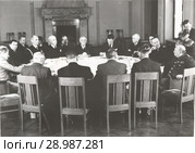 Ялтинская конференция союзных держав. Февраль 1945. Редакционное фото, фотограф Retro / Фотобанк Лори