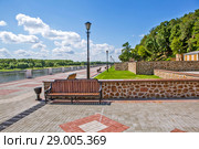 Набережная реки Сож. Гомель. Беларусь (2018 год). Стоковое фото, фотограф Сергей Афанасьев / Фотобанк Лори