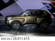 Презентация концепта нового российского внедорожника Lada 4х4 Vision на Московском международном автомобильном салоне (ММАС – 2018) в МВЦ "Крокус Экспо", Россия. Редакционное фото, фотограф Николай Винокуров / Фотобанк Лори