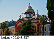 Novy Afonsky for male Monastery in Abkhazia. Стоковое фото, фотограф Володина Ольга / Фотобанк Лори