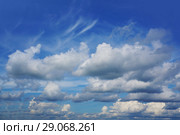 Beautiful summer sky. Стоковое фото, фотограф ElenArt / Фотобанк Лори