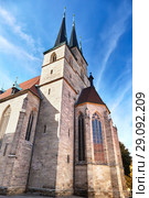 St. Severus Church in Erfurt, Thuringia, Germany (2010 год). Стоковое фото, фотограф Сергей Пристяжнюк (Serg Zastavkin) / Фотобанк Лори