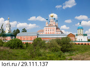 Санаксарский монастырь в Мордовии, вид с южной стороны (2014 год). Стоковое фото, фотограф Солодовникова Елена / Фотобанк Лори