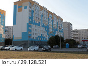 Город Дзержинск, жилые дома на Окской набережной (2018 год). Редакционное фото, фотограф Дмитрий Неумоин / Фотобанк Лори