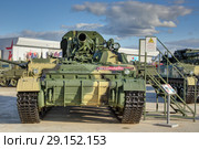 "Тюльпан" (2С4) - советский 240-мм самоходный миномет на Международном военно-техническом форуме "Армия-2018" Редакционное фото, фотограф Игорь Долгов / Фотобанк Лори