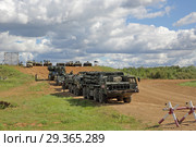 Международный военно-технический форум "Армия-2018". Образцы военной техники, участвующие в шоу на полигоне "Алабино" в Московской области. Редакционное фото, фотограф Игорь Долгов / Фотобанк Лори