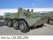 Машина радиационной, химической и биологической разведки РХМ-6 на базе БТР-80. Международный военно-технический форум "Армия-2018", Кубинка, военно-патриотический парк "Патриот" Редакционное фото, фотограф Игорь Долгов / Фотобанк Лори