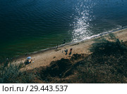 Coastline and beaches in Ochakov, Ukraine (2018 год). Редакционное фото, фотограф Sergii Zarev / Фотобанк Лори