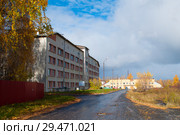 Autumn landscape about an antitubercular clinic in Tyumen, Russia (2018 год). Стоковое фото, фотограф Землянникова Вероника / Фотобанк Лори