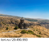 Armenia, Church of the 11th century Vahramashen near the fortress Amberd (2018 год). Стоковое фото, фотограф Наталья Волкова / Фотобанк Лори