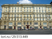 Москва, Театральный проезд, 3. Бывший доходный дом и центральные бани Хлудовых, 1889 г.. Министерство по чрезвычайным ситуациям России (2018 год). Редакционное фото, фотограф Елена Коромыслова / Фотобанк Лори