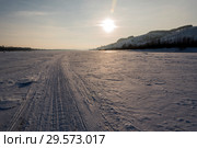 Зимняя река Вятка. Стоковое фото, фотограф Владимир Федечкин / Фотобанк Лори