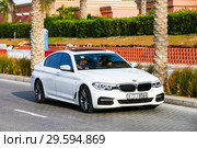BMW (G30) 5-series (2018 год). Редакционное фото, фотограф Art Konovalov / Фотобанк Лори