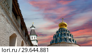 Resurrection Monastery (Voskresensky Monastery, Novoiyerusalimsky Monastery or New Jerusalem Monastery)-- is a major monastery of the Russian Orthodox Church in Moscow region, Russia. (2016 год). Стоковое фото, фотограф Владимир Журавлев / Фотобанк Лори