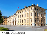 Konstantinovsky Palace in Strelna. The State Complex The National Congress Palace (2017 год). Редакционное фото, фотограф FotograFF / Фотобанк Лори