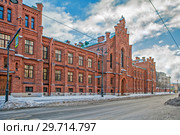 Евангелическая женская больница (главное здание). Построена в 1871 г. Санкт-Петербург (2019 год). Стоковое фото, фотограф Сергей Афанасьев / Фотобанк Лори