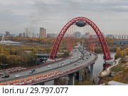 Россия. Москва. Живописный мост через Москву-реку (2018 год). Редакционное фото, фотограф Литвяк Игорь / Фотобанк Лори