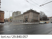 Здание госархива на Большой Пироговской в Москве (2019 год). Редакционное фото, фотограф Дмитрий Неумоин / Фотобанк Лори