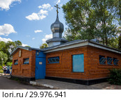 Часовня-купальня иконы Божией Матери "Живоносный источник", Задонский Рождество-Богородицкий мужской монастырь, город Задонск (2018 год). Редакционное фото, фотограф Вячеслав Палес / Фотобанк Лори