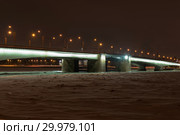 Мост Александра Невского. Санкт-Петербург (2019 год). Редакционное фото, фотограф Александр Щепин / Фотобанк Лори