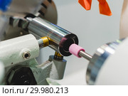 Intragrinding machine during operation. Стоковое фото, фотограф Андрей Радченко / Фотобанк Лори