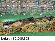 Кубинка, военно-патриотический парк "Патриот", Международный военно-технический форум "Армия-2018". Сирийская экспозиция. Оружие захваченное у террористов в Сирии. Редакционное фото, фотограф Игорь Долгов / Фотобанк Лори