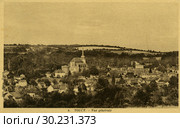 Вид на город Туси (Toucy). Бургундия. Франция. Стоковое фото, фотограф Retro / Фотобанк Лори
