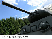 Тяжелый танк КВ-1С в музее военной техники на Поклонной горе в Москве (2018 год). Редакционное фото, фотограф Free Wind / Фотобанк Лори