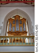 The organ of the St Matthew's Church. Sheffield. South Yorkshire. England (2009 год). Редакционное фото, фотограф Сергей Пристяжнюк (Serg Zastavkin) / Фотобанк Лори