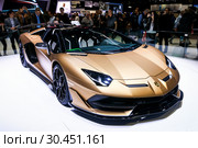 Lamborghini Aventador LP770-4 SVJ Roadster (2019 год). Редакционное фото, фотограф Art Konovalov / Фотобанк Лори