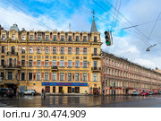 Доходный дом А. А. Кушелева. Санкт-Петербург (2016 год). Редакционное фото, фотограф Александр Щепин / Фотобанк Лори