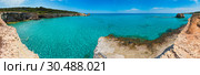 Sea beach Spiaggia della Punticeddha, Salento, Italy. Стоковое фото, фотограф Юрий Брыкайло / Фотобанк Лори