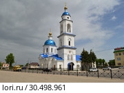 Казанский собор (площадь Ленина, 6). Город Малоярославец. Малоярославецкий район. Калужская область. Россия (2015 год). Редакционное фото, фотограф lana1501 / Фотобанк Лори