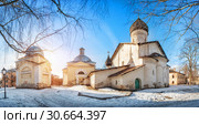 Здания Старо-Вознесенского монастыря buildings of the former Old-Voznesensky  Monastery (2019 год). Стоковое фото, фотограф Baturina Yuliya / Фотобанк Лори