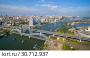 Набережная Ростова-на-Дону. Россия. Панорама (2018 год). Стоковое фото, фотограф Арестов Андрей Павлович / Фотобанк Лори