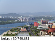 Pyongyang, capital of the North Korea. DPRK (2019 год). Стоковое фото, фотограф Знаменский Олег / Фотобанк Лори
