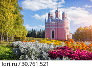 Чесменская церковь в Санкт-Петербурге. Chesme Church in St. Petersburg (2013 год). Стоковое фото, фотограф Baturina Yuliya / Фотобанк Лори