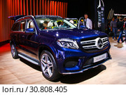 Mercedes-Benz X166 GLS350d (2016 год). Редакционное фото, фотограф Art Konovalov / Фотобанк Лори