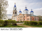 Собор Воскресения Христова (Воскресенский собор) в Кашине (2019 год). Стоковое фото, фотограф Юлия Бабкина / Фотобанк Лори