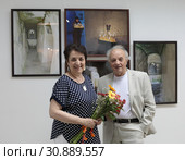 Открытие фотовыставки Анатолия Хрупова и Галины Грязновой "ПЕЩЕРНЫЕ ХРАМЫ" (2019 год). Редакционное фото, фотограф Дмитрий Неумоин / Фотобанк Лори