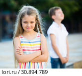 portrait sad girl. Стоковое фото, фотограф Яков Филимонов / Фотобанк Лори