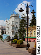 Город Омск, пешеходная улица Чокана Валиханова (2016 год). Стоковое фото, фотограф Виктор Топорков / Фотобанк Лори